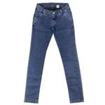 Ficha técnica e caractérísticas do produto CalÃ§a Look Jeans Skinny Jeans - Azul - Feminino - Dafiti
