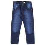 Ficha técnica e caractérísticas do produto CalÃ§a Look Jeans Skinny Jeans - Azul - Menino - Dafiti