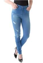 Ficha técnica e caractérísticas do produto Calça 4024 Jeans Skinny Traymon Azul