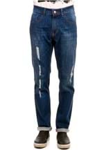 Ficha técnica e caractérísticas do produto Calça ByPride Jeans Detalhes Azul