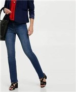 Ficha técnica e caractérísticas do produto Calça Feminina Jeans Stretch Reta Marisa
