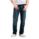 Ficha técnica e caractérísticas do produto Calça Jeans Levis 513 Slim Straight Azul - Azul - 42x34 (usa) / 52 (br)