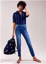 Ficha técnica e caractérísticas do produto Calca Jeans a Reta Comfort Azul Jeans 34