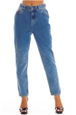 Ficha técnica e caractérísticas do produto Calça Jeans Bana Bana Mom Fit Azul