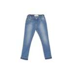 Ficha técnica e caractérísticas do produto Calca Jeans Barra Desfiada Jeans - 6