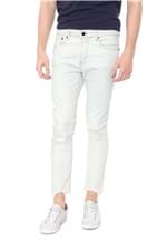 Ficha técnica e caractérísticas do produto CalÃ§a Jeans Calvin Klein Jeans Five Pockets Slim Branca - Branco - Masculino - AlgodÃ£o - Dafiti