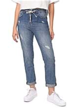 Ficha técnica e caractérísticas do produto Calça Jeans Cavalera Boyfriend Kristen Azul