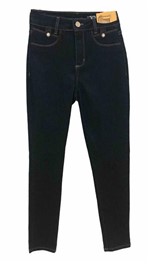 Ficha técnica e caractérísticas do produto Calça Jeans Cintura Alta Skinny Sawary