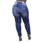 Ficha técnica e caractérísticas do produto Calça Jeans Credencial Plus Size Skinny Raudna Azul