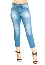 Ficha técnica e caractérísticas do produto Calça Jeans Cropped Dialogo Jeans Azul