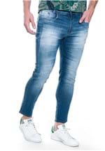 Ficha técnica e caractérísticas do produto Calça Jeans Dialogo Cropped Azul