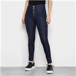 Ficha técnica e caractérísticas do produto Calça Jeans Ecxo Skinny Cintura Alta Feminina