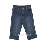 Ficha técnica e caractérísticas do produto Calça Jeans Feminina - Azul Escuro - e