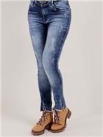 Ficha técnica e caractérísticas do produto Calça Jeans Feminina Bivik Azul