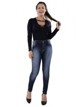 Ficha técnica e caractérísticas do produto Calça Jeans Feminina Legging - 259833 - Sawary