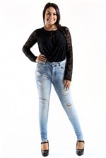 Ficha técnica e caractérísticas do produto Calça Jeans Feminina Legging UP - 248082 - Sawary
