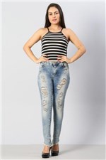 Ficha técnica e caractérísticas do produto Calça Jeans Feminina Push UP - 249469 - Sawary