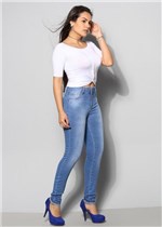 Ficha técnica e caractérísticas do produto Calça Jeans Feminina Push UP - 249849 - Sawary