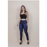 Ficha técnica e caractérísticas do produto Calça Jeans Feminina Skinny Cintura Alta Dark