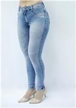 Ficha técnica e caractérísticas do produto Calça Jeans Feminina Skinny Cintura Alta - F4958 (38)