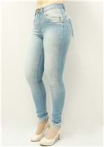 Ficha técnica e caractérísticas do produto Calça Jeans Feminina Skinny Cropped Cintura Alta - F5002 (42)