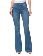 Ficha técnica e caractérísticas do produto Calça Jeans Five Pockets Ckj 041 Mid Rise Flare - Azul Médio - 36