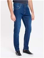 Ficha técnica e caractérísticas do produto Calça Jeans Five Pockets Straight - Azul Médio - 38