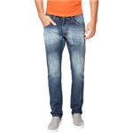 Calça Jeans HD Estonada com Puídos