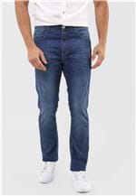 Ficha técnica e caractérísticas do produto Calça Jeans Hering Slim Desgastes Azul
