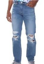 Ficha técnica e caractérísticas do produto Calça Jeans Levis 513 Slim Straight 70847 Azul