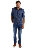 Ficha técnica e caractérísticas do produto Calça Jeans Masculina Confort Skinny - 247146 - Sawary