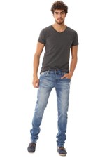 Ficha técnica e caractérísticas do produto Calça Jeans Masculina Confort Skinny - 251394 - Sawary