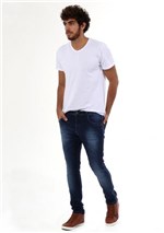 Ficha técnica e caractérísticas do produto Calça Jeans Masculina Skinny Confort - 247220 - Sawary