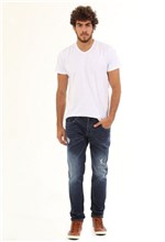 Ficha técnica e caractérísticas do produto Calça Jeans Masculina Skinny Confort - 247056 - Sawary