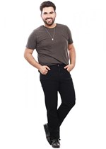 Ficha técnica e caractérísticas do produto Calça Jeans Masculina Skinny Confort Plus Size - 250917 - Sawary