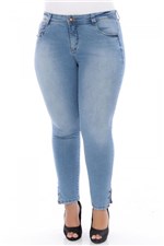 Ficha técnica e caractérísticas do produto Calça Jeans Plus Size Cigarrete Azul Sheila - Manifesto