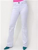 Ficha técnica e caractérísticas do produto Calça Jeans Regular Branco - Pierre Cardin
