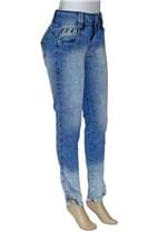 Ficha técnica e caractérísticas do produto Calça Jeans Skinny Cropped (Azul Jeans Estonado, 40)