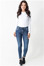 Ficha técnica e caractérísticas do produto Calça Jeans Skinny Feminina Clara-EXG