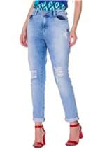Ficha técnica e caractérísticas do produto Calça Jeans Skinny Rosa K