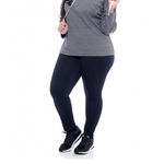 Ficha técnica e caractérísticas do produto Calça Legging Fitness Suplex Lisa Plus Size