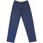 Ficha técnica e caractérísticas do produto Calça Pau a Pique Masculina Jeans Jeans - AZUL MARINHO - G