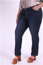Ficha técnica e caractérísticas do produto Calça Jeans Reta Feminina Plus Size 48