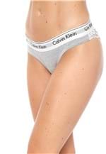Ficha técnica e caractérísticas do produto Calcinha Calvin Klein Underwear Biquíni Recortes Cinza/Branca
