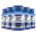 Ficha técnica e caractérísticas do produto Cálcio 500 D - 5x 60 Cápsulas - Catarinense