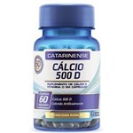Ficha técnica e caractérísticas do produto Cálcio 500 D - 60 Cápsulas - Catarinense - Catarinense Pharma
