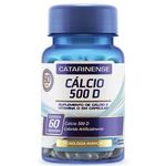 Ficha técnica e caractérísticas do produto Cálcio 500 D - 60 Cápsulas - Catarinense