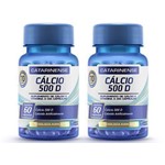 Ficha técnica e caractérísticas do produto Cálcio 500 D - 2x 60 Cápsulas - Catarinense