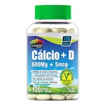 Calcio 600mg + Vitamina D3 -120 Tabs - Lauton Nutrition Veg
