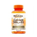 Ficha técnica e caractérísticas do produto Cálcio - Calcium 500mg D3 Sundown com 100 Cápsulas